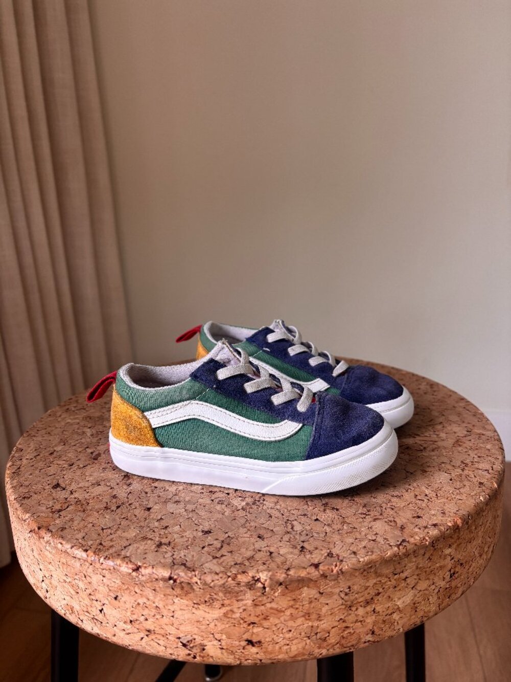 Vans 'Old Skool' Elastic Sneakers, Colorblock, Unisex US Toddler Size 10C